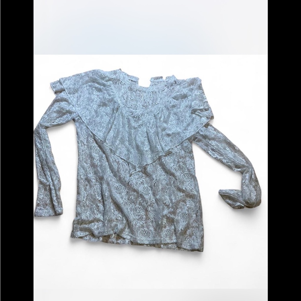 Free people Elegant‎ Lace Long Sleeve Top